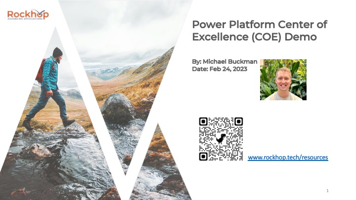 Power Platform COE Demo video cover