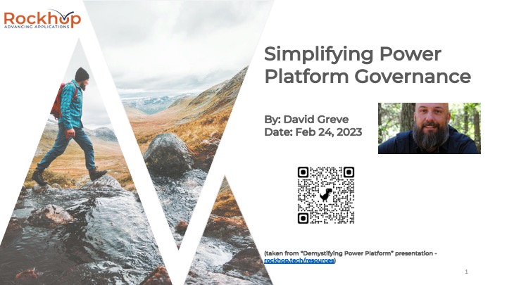 Simplifying Power Platform Governance demo cover