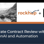 Contract Review with AI and Automation webinar cover